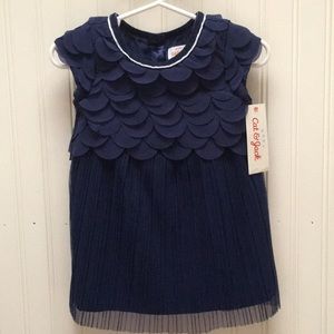 Navy toddler dress